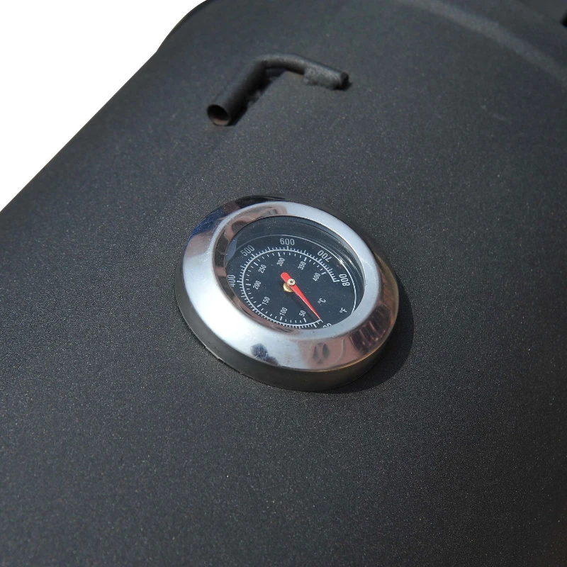 Outsunny® BBQ Grillwagen Holzkohlegrill 118x53x101cm