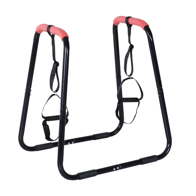 HOMCOM® Dip Ständer Dipstation mit Schlaufen Bauchtrainer