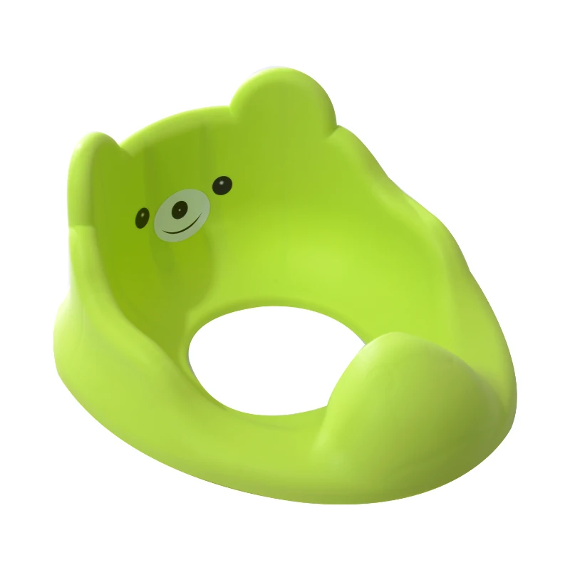 HOMCOM Kinder Toilettensitz Toilettenaufsatz Kindertoilette WC-Sitz grün