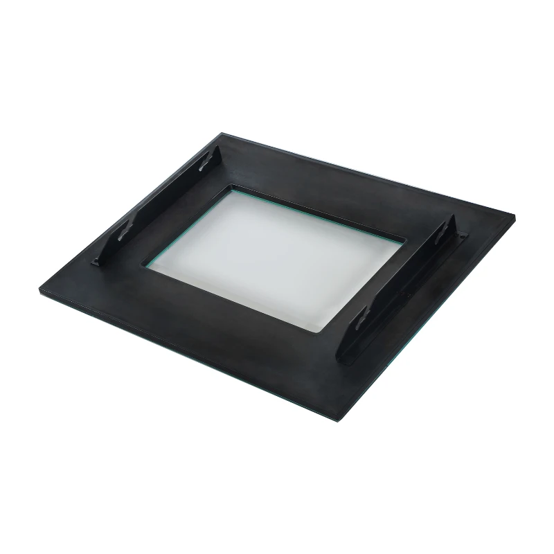 HOMCOM® Wandkamin | Elektrokamin | Inkl. Fernbedienung | 900 / 1800 W | 66 x 52 x 10,7cm | Silber