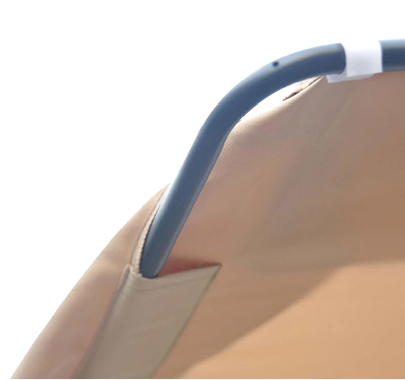 Outsunny Hollywoodschaukel Gartenschaukel mit Sonnendach Liegefunktion Beige