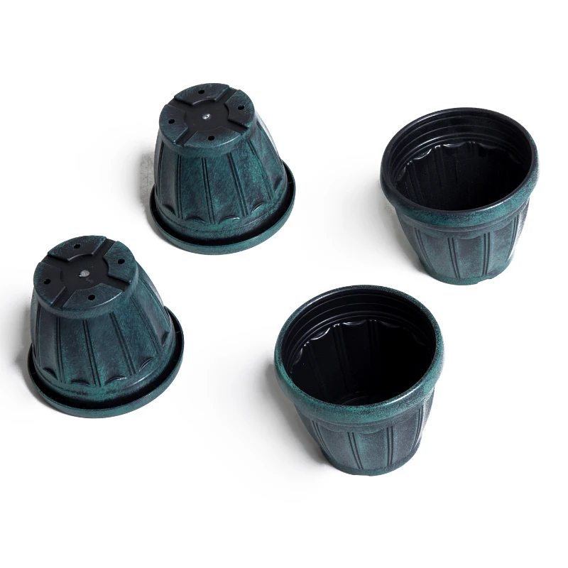 Outsunny® Vogeltränke Wasserschale Kunststoff Antik Grün