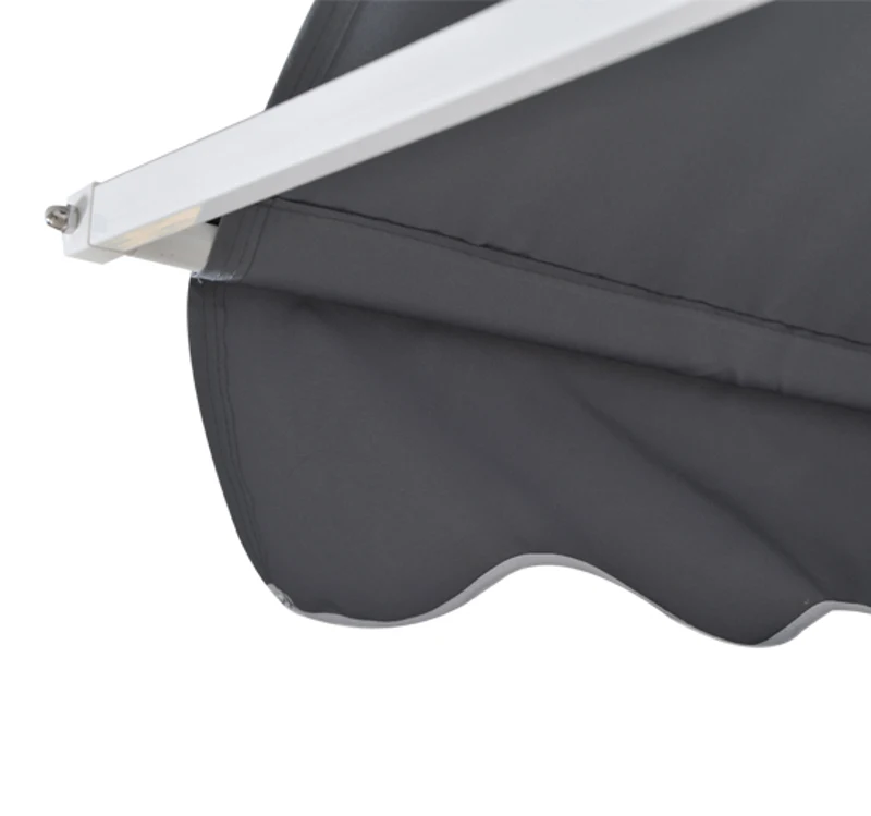 Outsunny® Standmarkise 2,95 x 3,45m grau