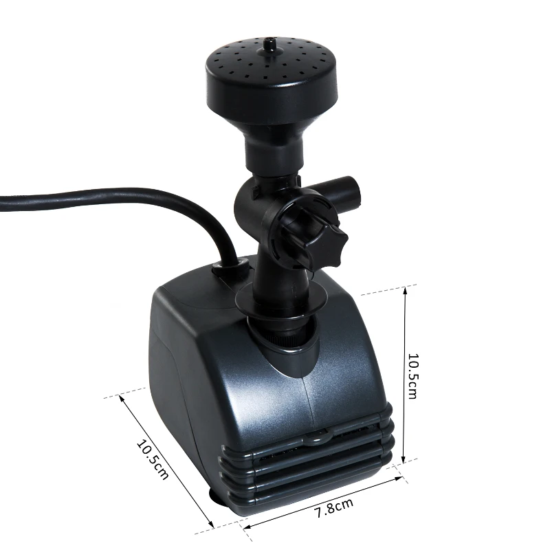 Outsunny® Tauchpumpe Teichpumpe Aquarium Schwarz 10,5x7,8x10,5cm