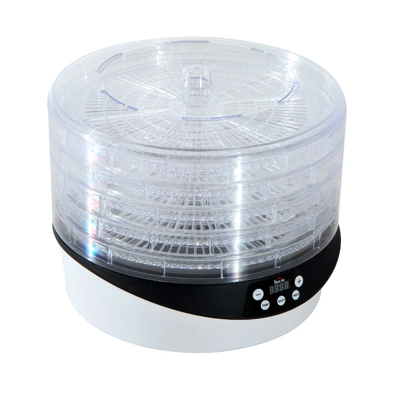 HOMCOM Dehydrator Dörrgerät Dörrapparat 500W