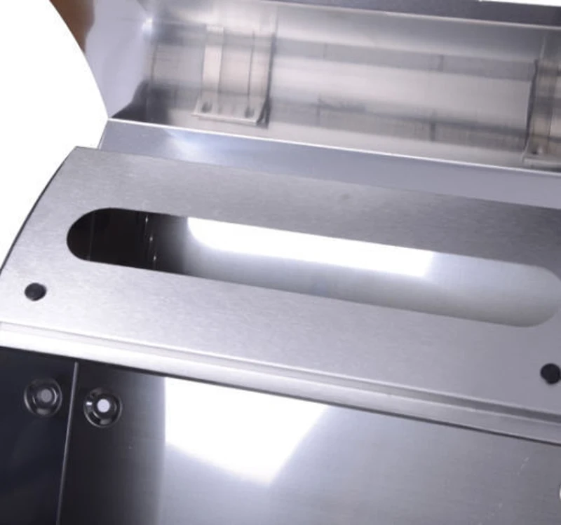 SKRZYNKA NA LISTY Z GAZETNIKIEM stal nierdzewna