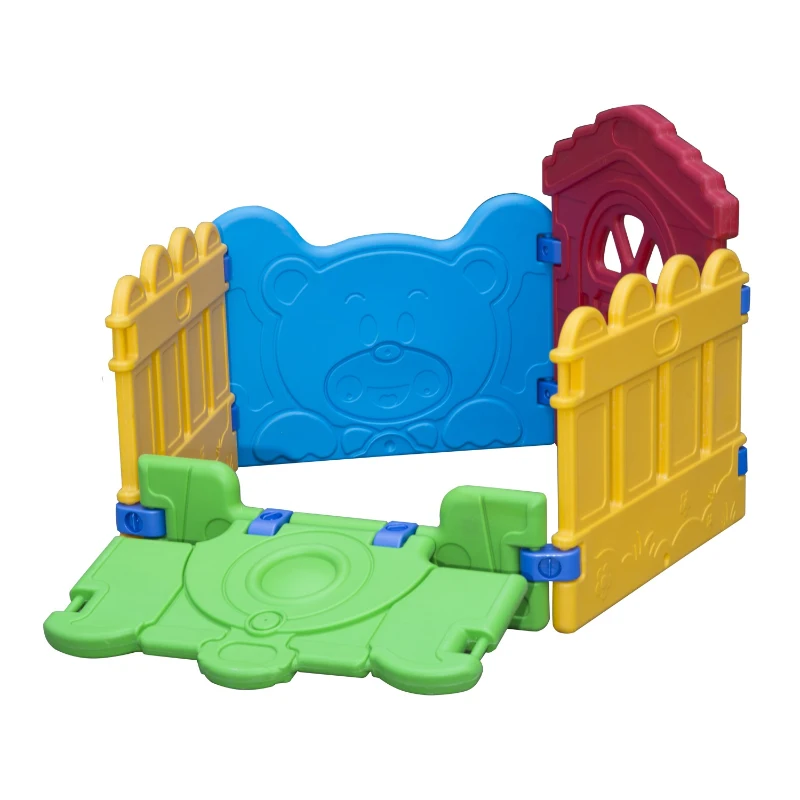 Kinderrutsche Spielzeug Gartenrutsche Kinder Rutsche mit Zaun