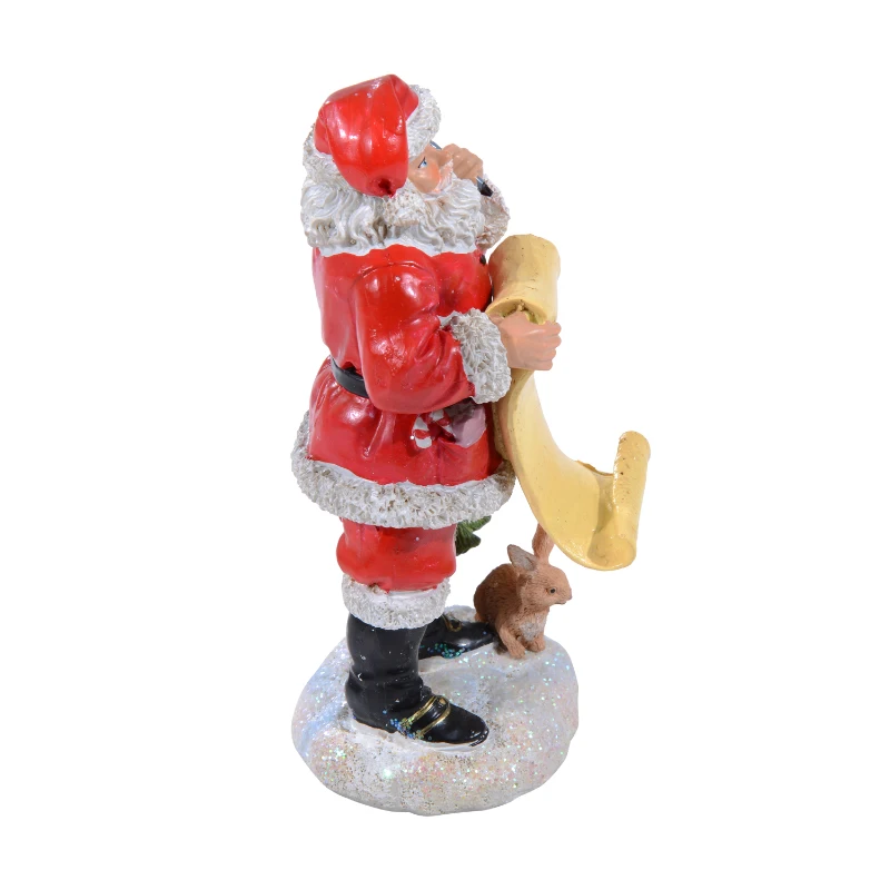 Outsunny Weihnachtsmann Nikolaus Figur Santa Weihnachtsdeko