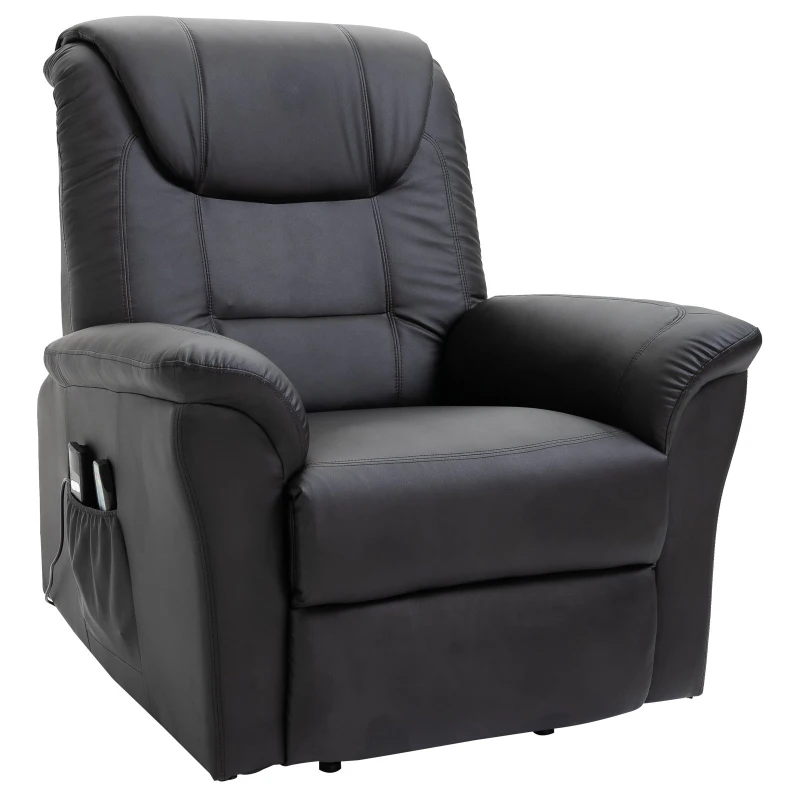 HOMCOM® Massagesessel mit Wärmefunktion | Massagestuhl | Schwarz | 100 x 93 x 105 cm