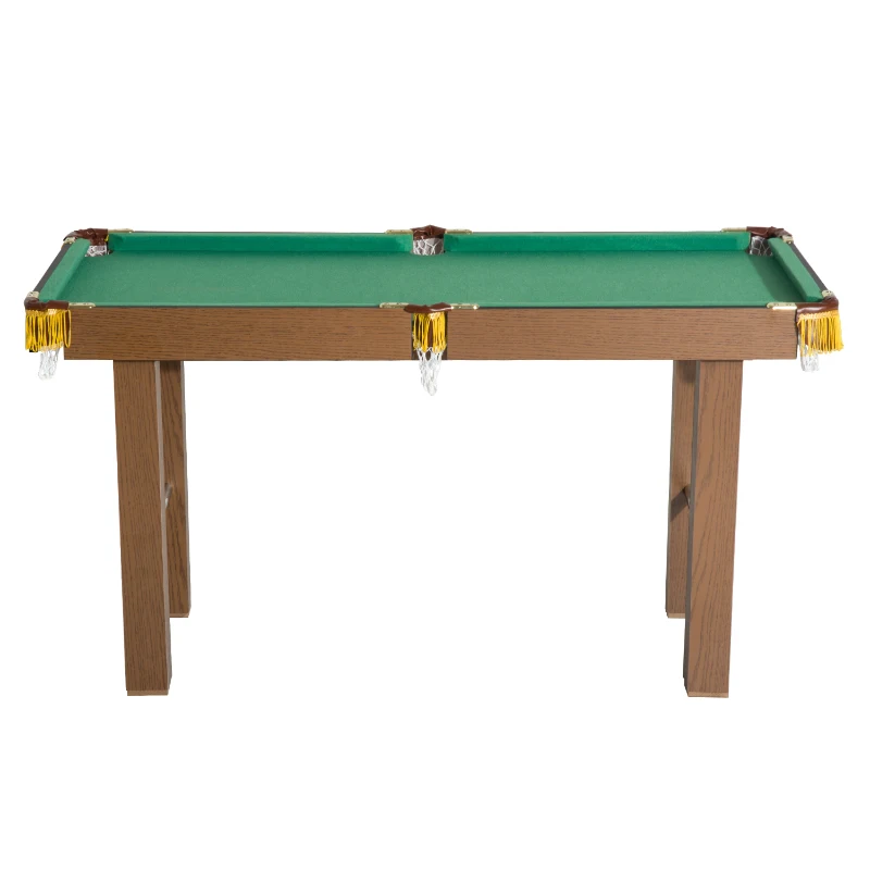 HOMCOM® Billardtisch Mini Billard Tisch Pool mit Kugeln Zubehör 123,5x66,5cm