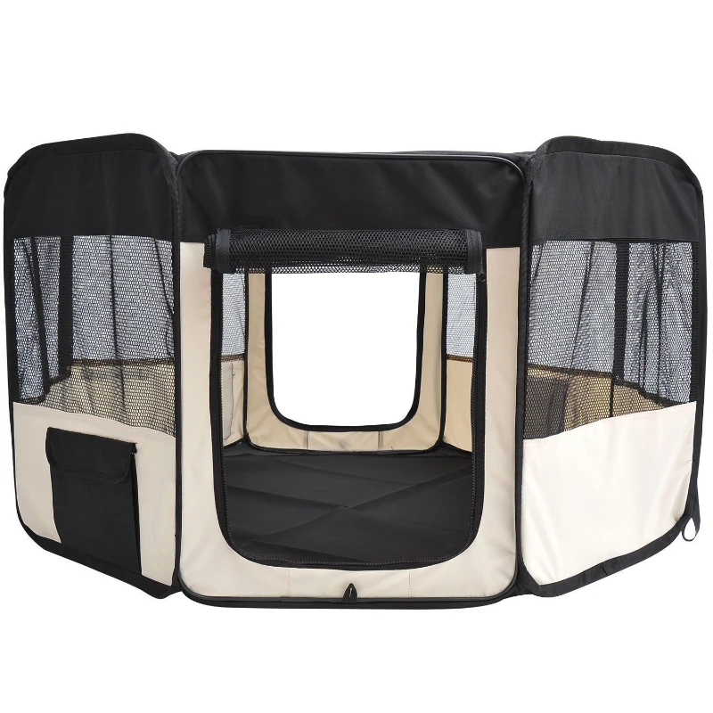 PawHut® Freilaufgehege faltbar, Welpen-, Hasen- und Kaninchen-Auslaufgehege