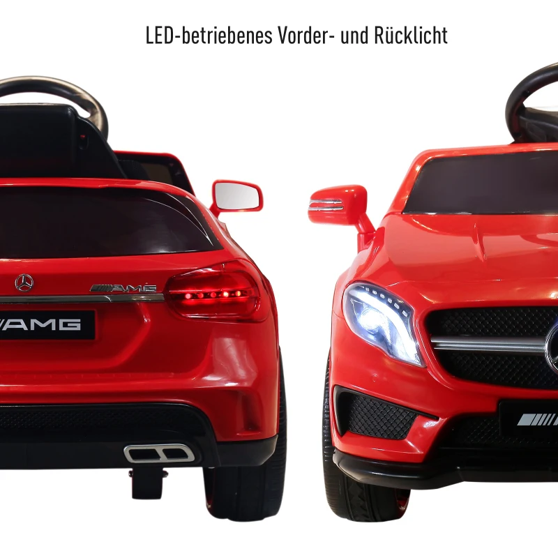 HOMCOM® Elektroauto für kinder 1 Motor Fernbedienung Musik Mercedes Kinderspielfahrzeug