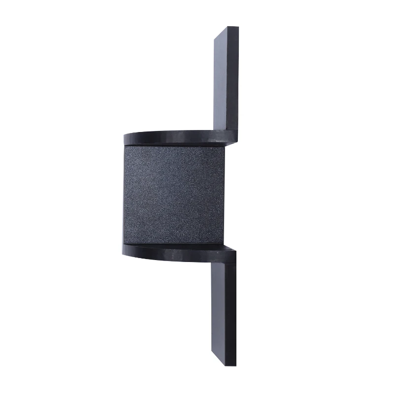 HOMCOM® Wandregal Eckregal Zickzackregal schwarz