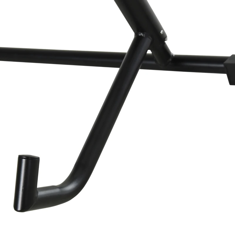 HOMCOM® Klimmzugstange pull up bar Reckstange für Türrahmen Stahl Schwarz