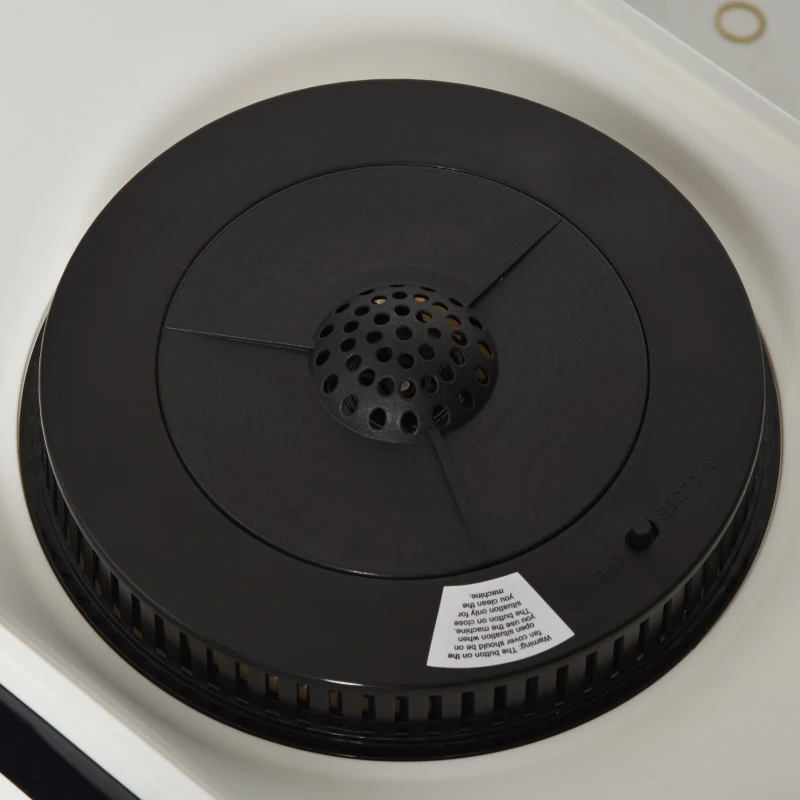 HOMCOM® Dehydrator Dörrgerät Dörrautomat mit 5 Einlegefächer Temperaturregler Weiß