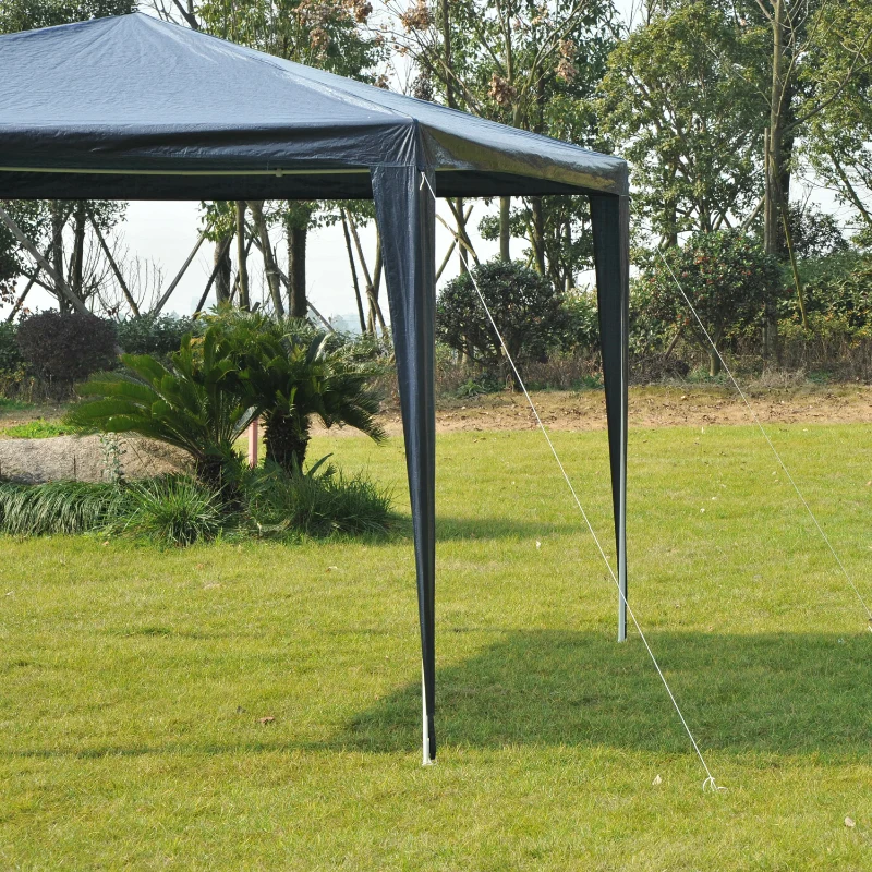 Outsunny® Pavillon Partyzelt 3x3m blau