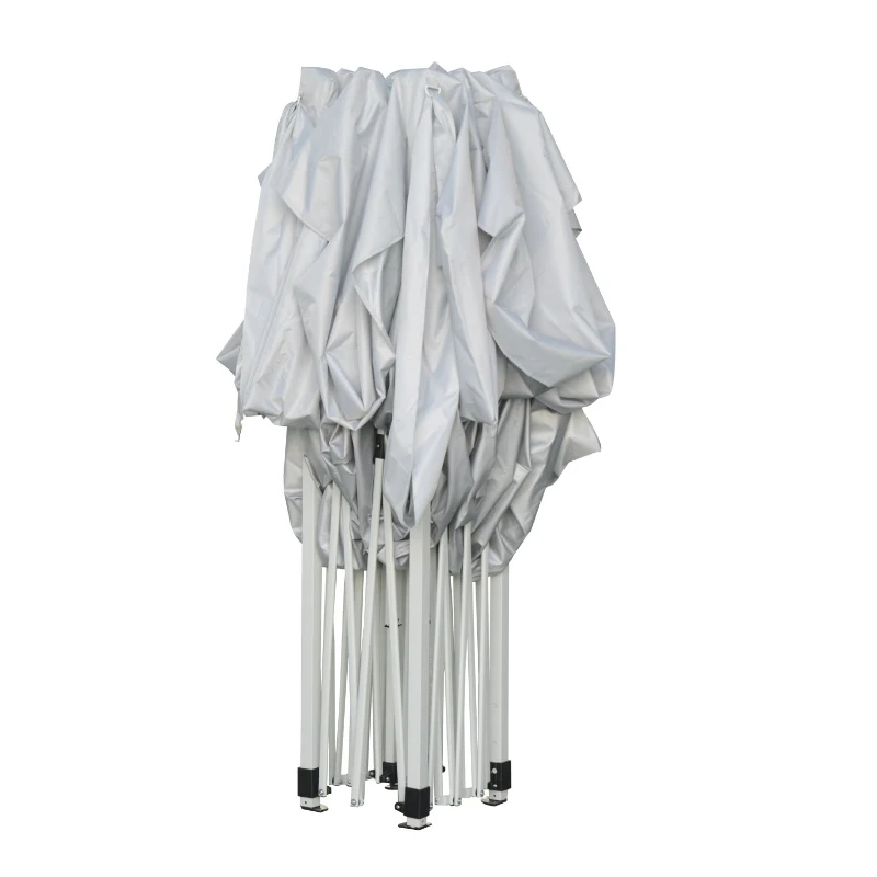 Outsunny® Faltpavillon Faltzelt 3x4,5m weiß inkl. 3 Seitenteile