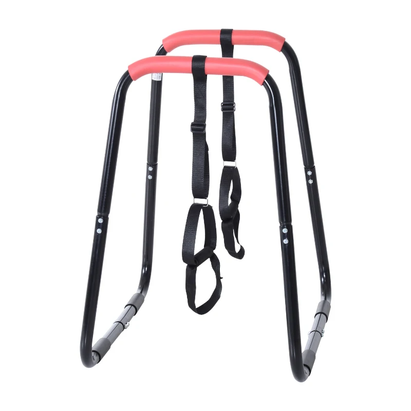 HOMCOM® Dip Ständer Dipstation mit Schlaufen Bauchtrainer