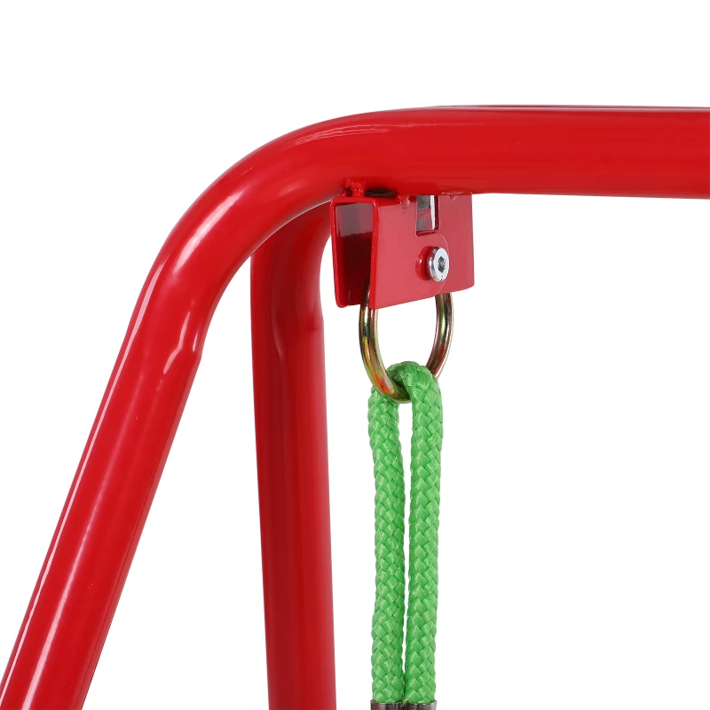 HOMCOM® Kinderschaukel mit Sicherheitsgurt Kleinkindschaukel Schaukelsitz ab 1 Jahr PP PE