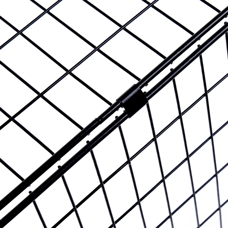 HOMCOM® Kaminschutzgitter | Kinderschutzgitter | 81,5-160 x 44 x 68 cm | Schwarz