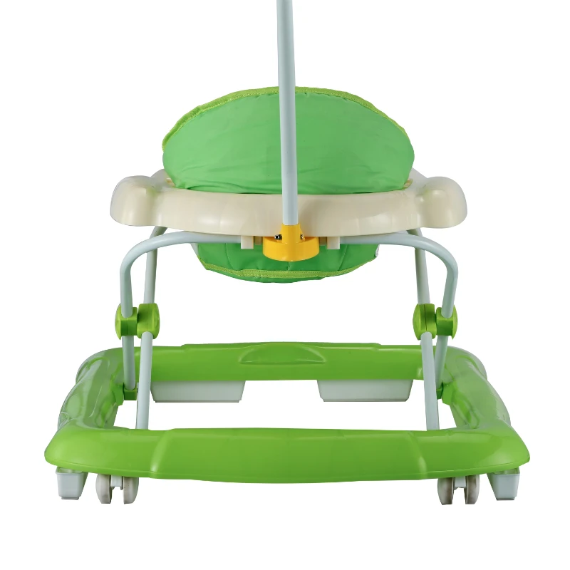 HOMCOM® Laufhilfe für Baby Gehfrei Babywalker Klappbar Höhenverstellbar grün