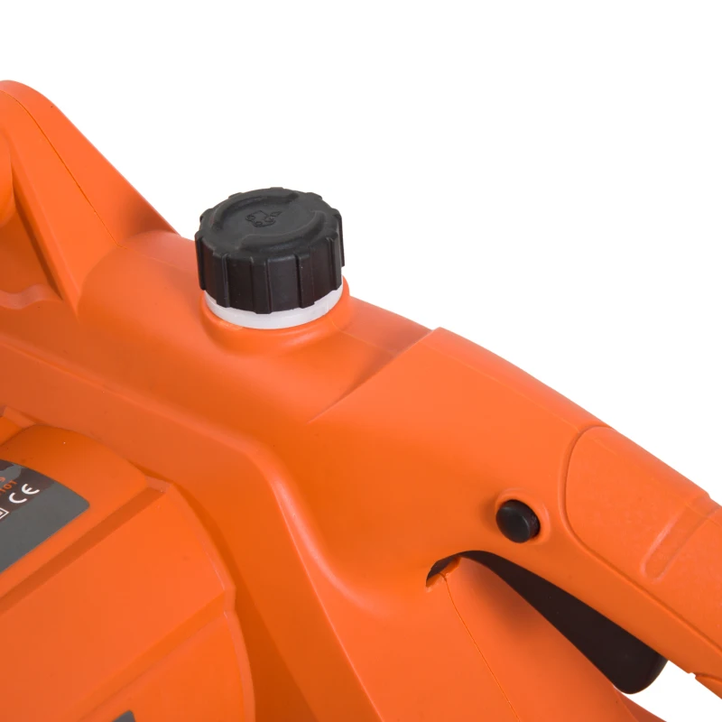 DURHAND® Elektro Kettensäge | Motorsäge | Doppelbremsen | 84 x 27 x 20cm | Orange