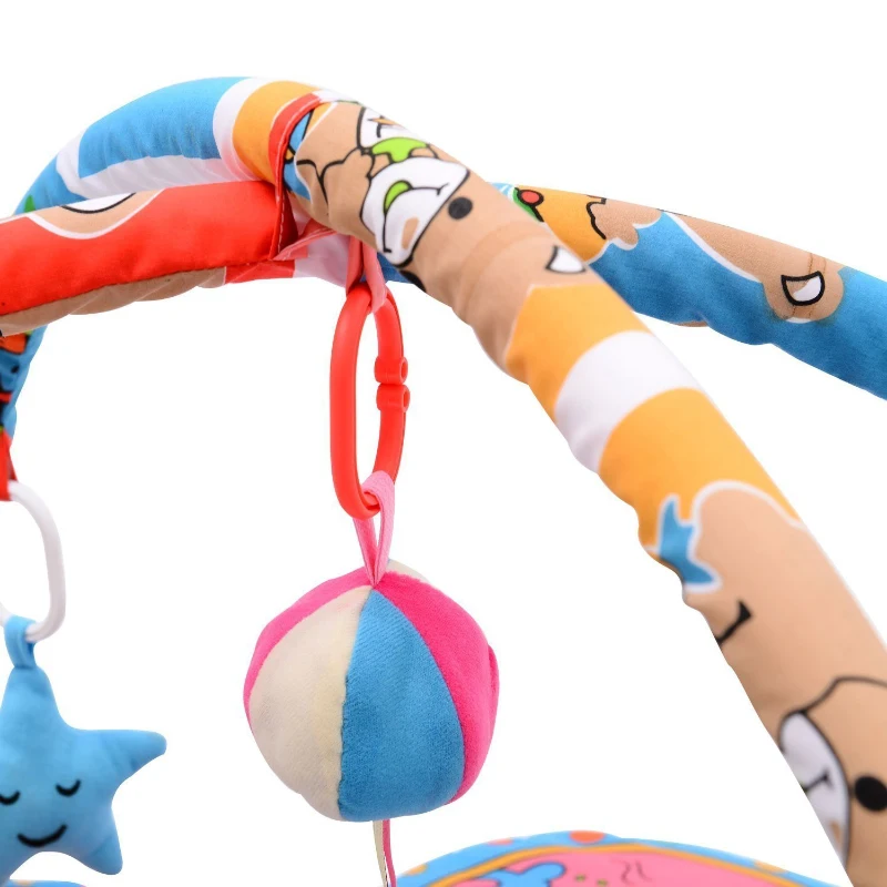 Krabbeldecke Babykrabbledecke Erlebnisdecke mit Spielbogen Krabbelmatte Spielmat Sieben Bärchen