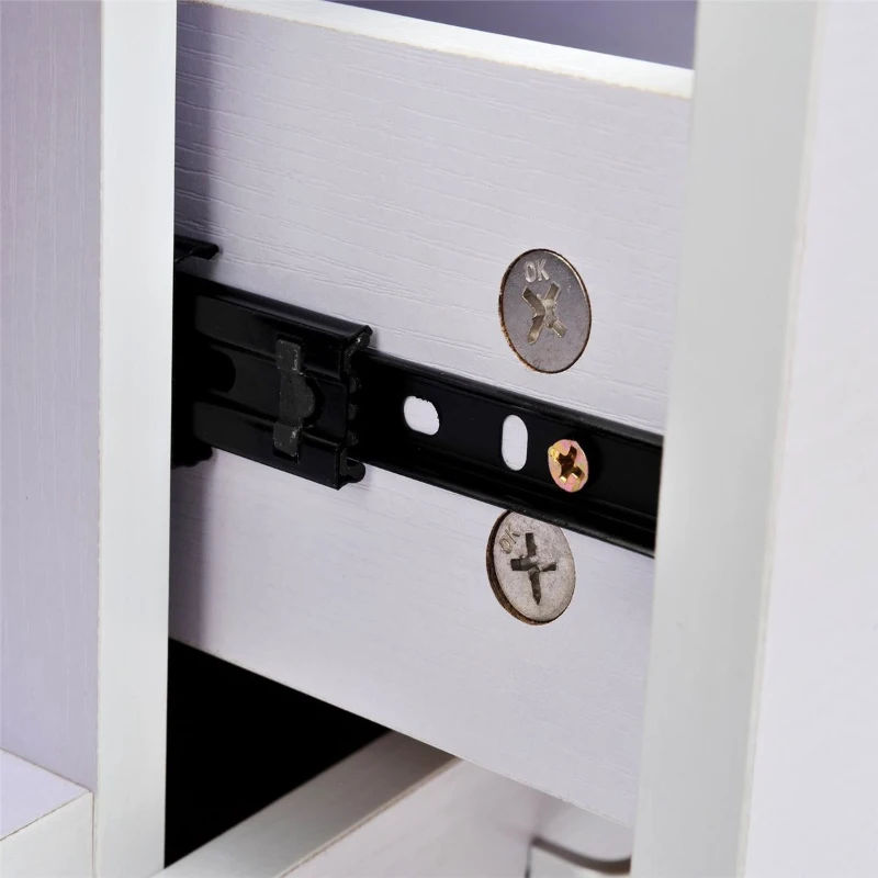 HOMCOM® Fernsehtisch Lowboard TV Board mit Schubläden und Rollen