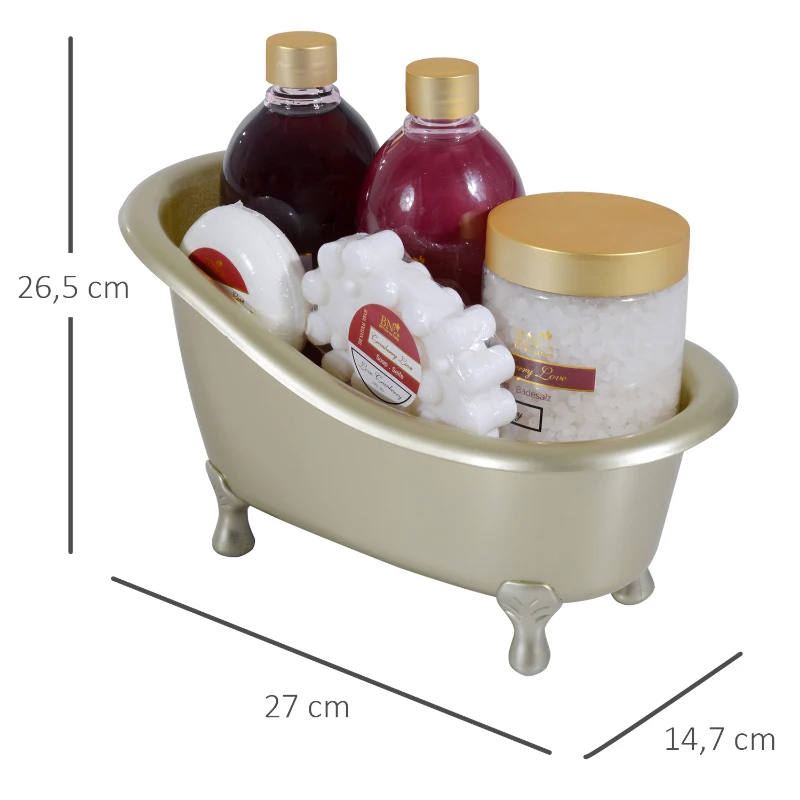 HOMCOM® 5 tlg. Wellness Set Geschenkset Badeset