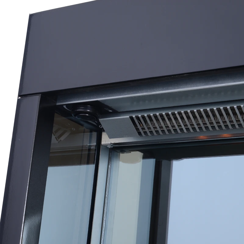 HOMCOM® Standkamin Elektrokamin Fernbedienung 1000W/2000W Schwarz