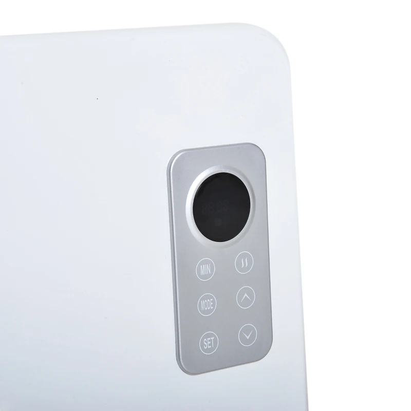 HOMCOM® Heizgerät Elektroheizung Timer mit Fernbedienung 1000/2000W Weiß