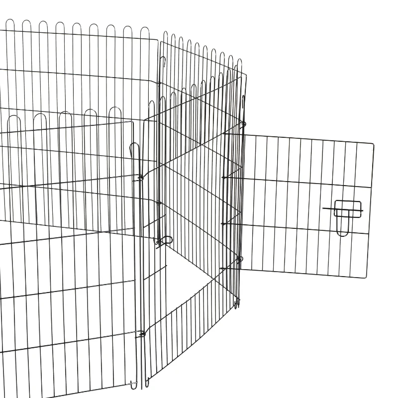 PawHut® Hunde Welpengitter Freilaufgehege Freigehege Welpenauslauf 71x76cm