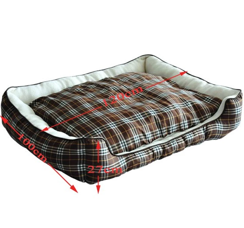 Hundebett Hundekorb Katzenbett Tierbett Kissen Bett für Tier 120*100cm