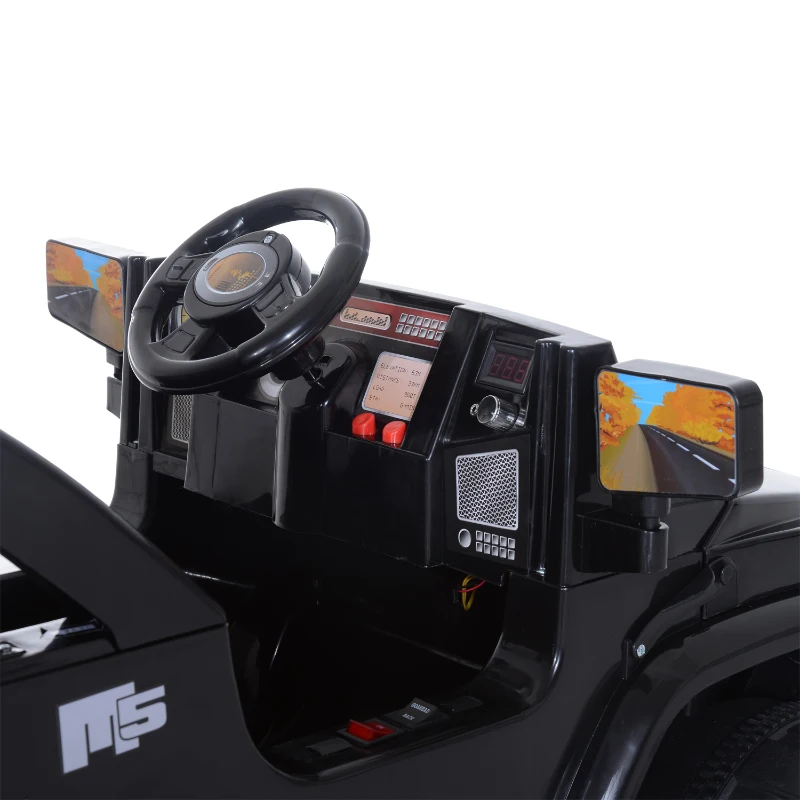 HOMCOM® Kinderauto Elektroauto Jeep mit MP3 Anschluss Kinderfahrzeug Fahrzeug Kinder Elektro Auto Spielzeug