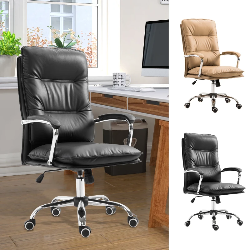 Vinsetto Bürostuhl Drehstuhl Chefsessel höhenverstellbar 2 Farben 59x76x106-116cm