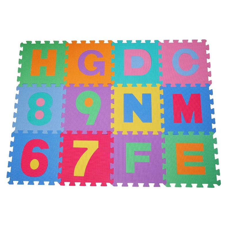 HOMCOM® 36 tlg. Puzzlematte Spielmatte Schaumstoff