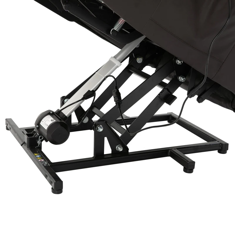 HOMCOM® Massagesessel mit Wärmefunktion | Massagestuhl | Braun | 100 x 93 x 105 cm