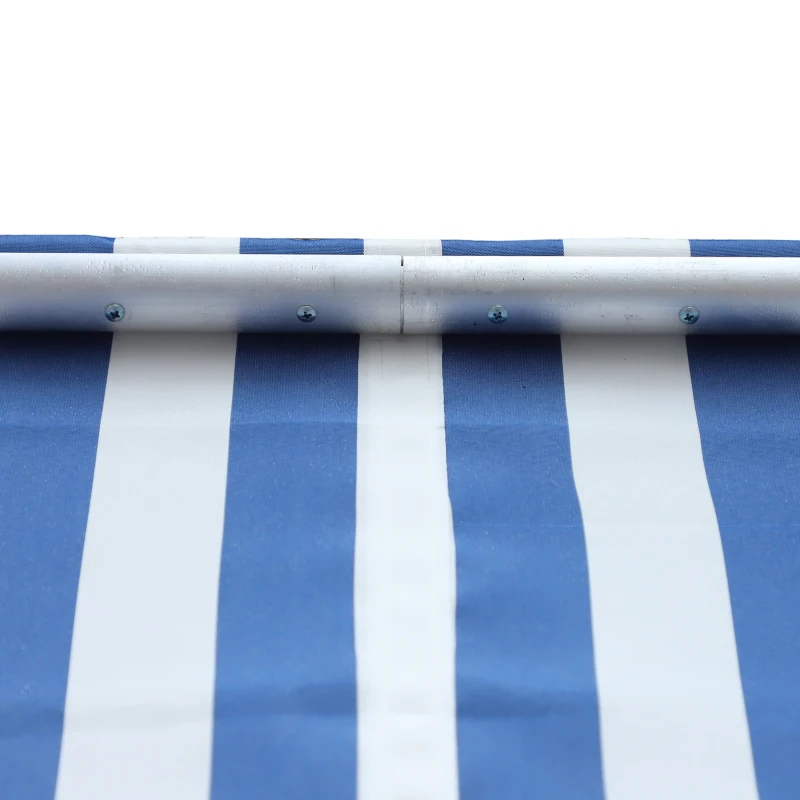 Outsunny® Fenstermarkise Sonnenschutz Balkonmarkise Faltarm Aluminium Polyester 150x350cm