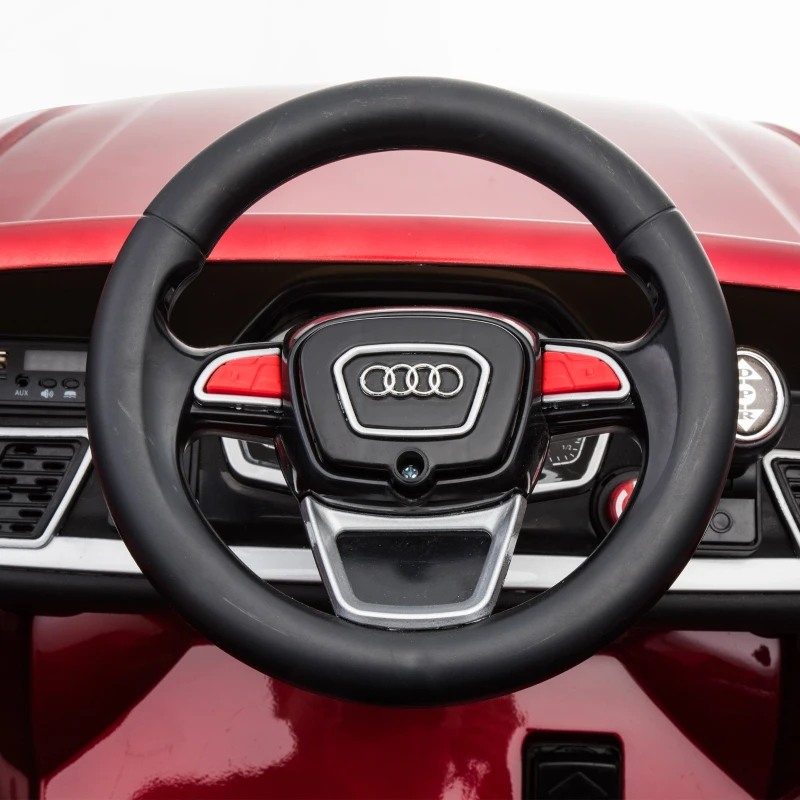 HOMCOM® Audi Q5 Elektro Kinderauto MP3 Radio USB 116 x 75 x 56 cm Rot