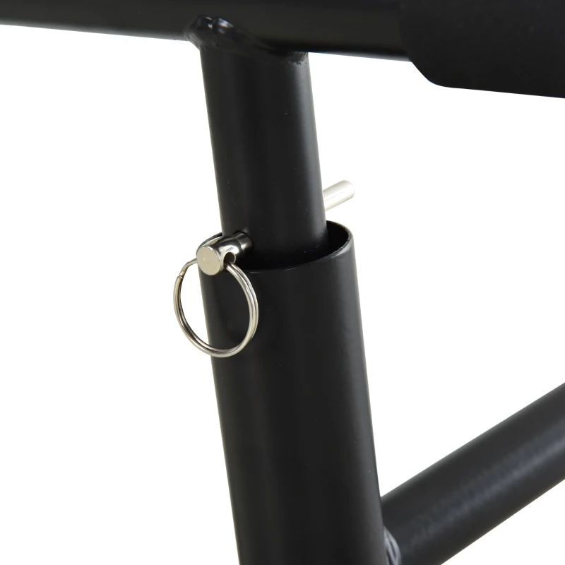 HOMCOM® Klimmzugstange pull up bar Reckstange für Türrahmen Stahl Schwarz