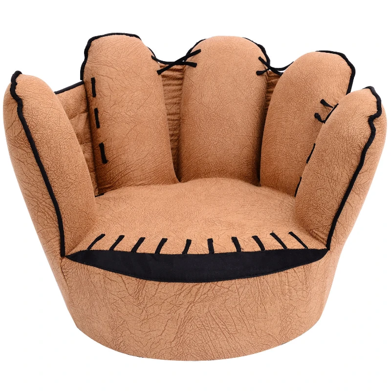 HOMCOM® Kindersofa Baseball Sofa Sessel fünf Fingersofa