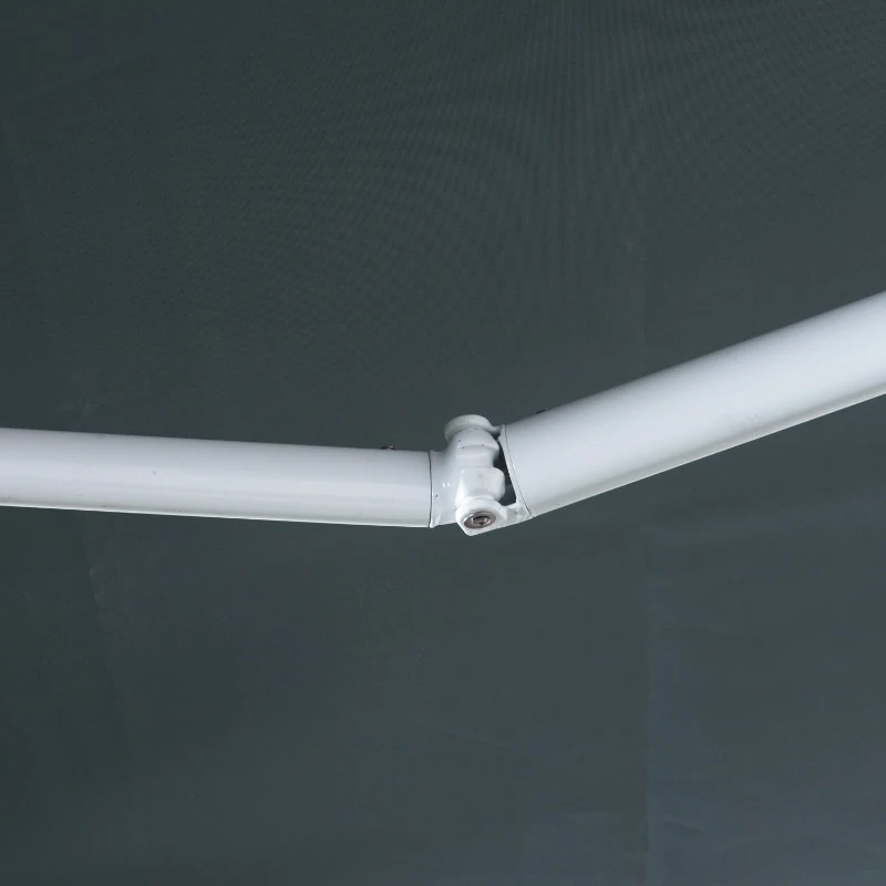 Outsunny® Markise Gelenkarmmarkise Sonnenschutz Grau 3,95x2,5m