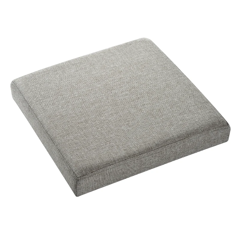 HOMCOM Faltbarer Sitzwürfel mit Stauraum Aufbewahrungsbox grau