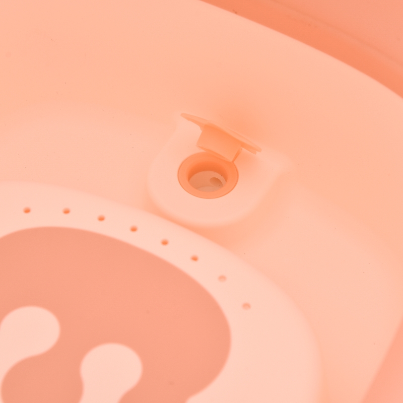 HOMCOM® Babybadewanne mit 4 Teilen Babywanne Badewanne Kunststoff Rosa