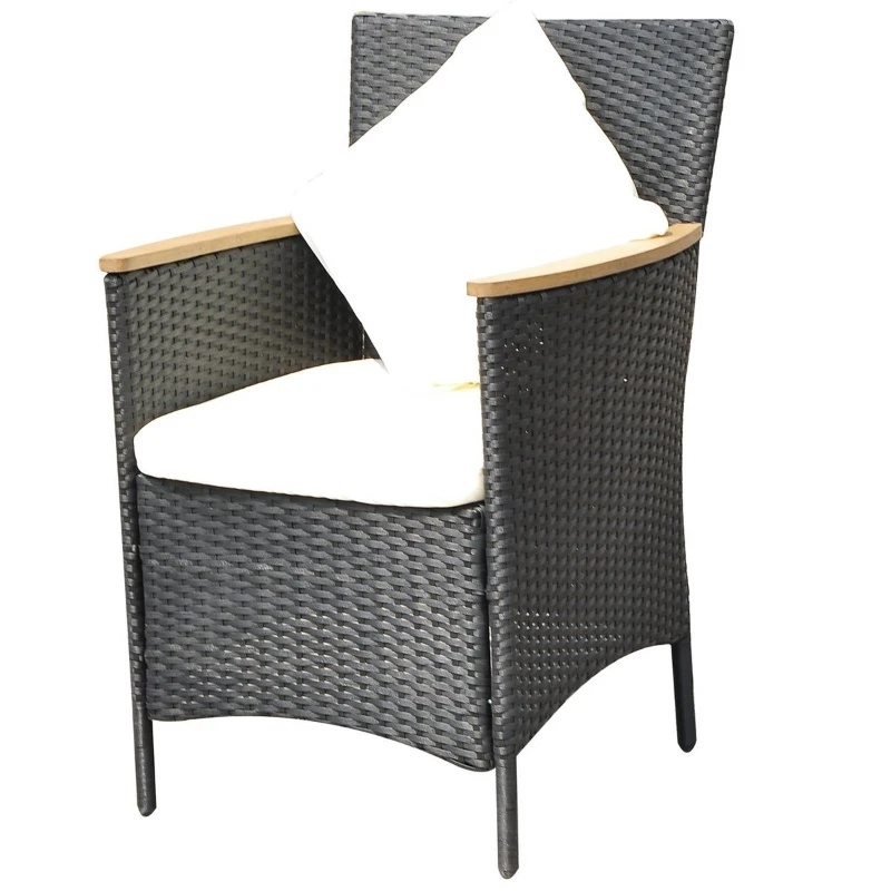 19-tlg. Alu Polyrattan-Set Gartenmöbel Rattan Sitzgruppe Esstischgruppe