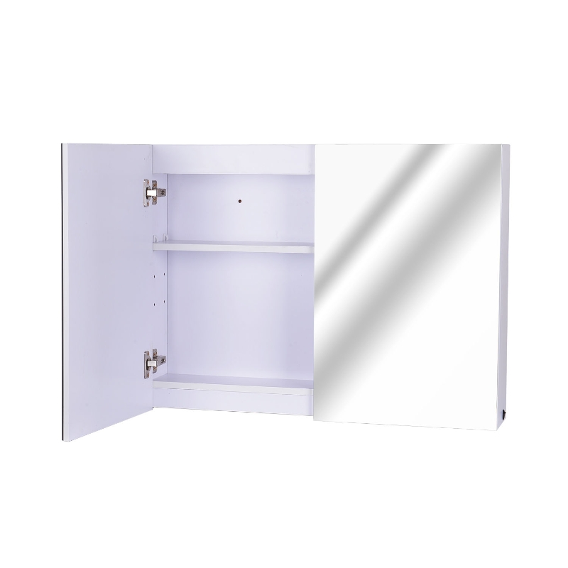 HOMCOM® Spiegelschrank mit LED Leuchtstreifen