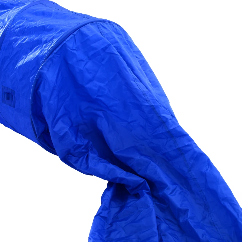 PawHut® Hundetunnel Spieltunnel Agility Training Hunde Tunnel 210D Polyester Blau