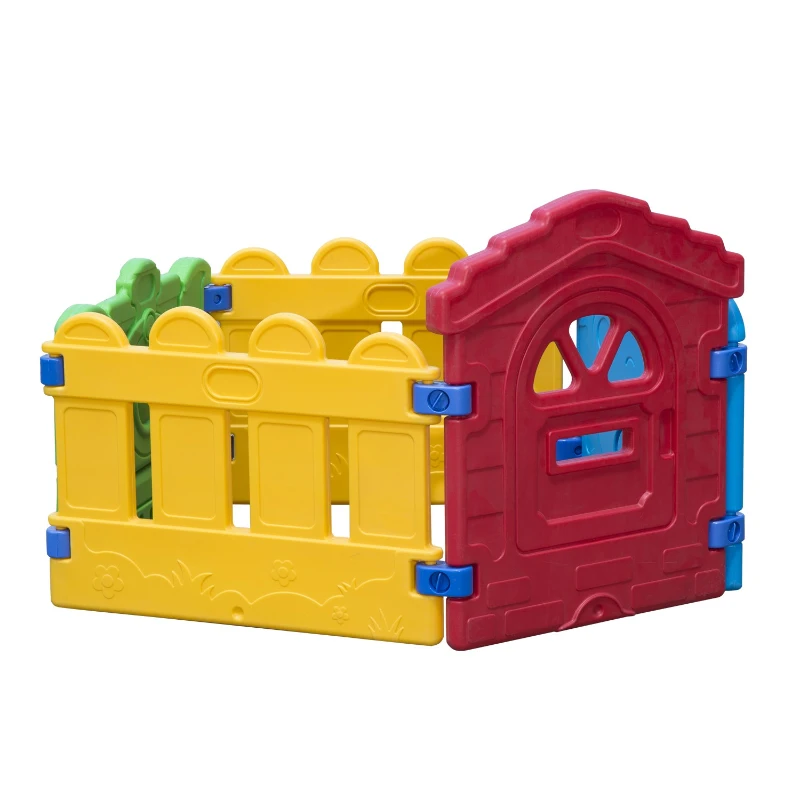 Kinderrutsche Spielzeug Gartenrutsche Kinder Rutsche mit Zaun