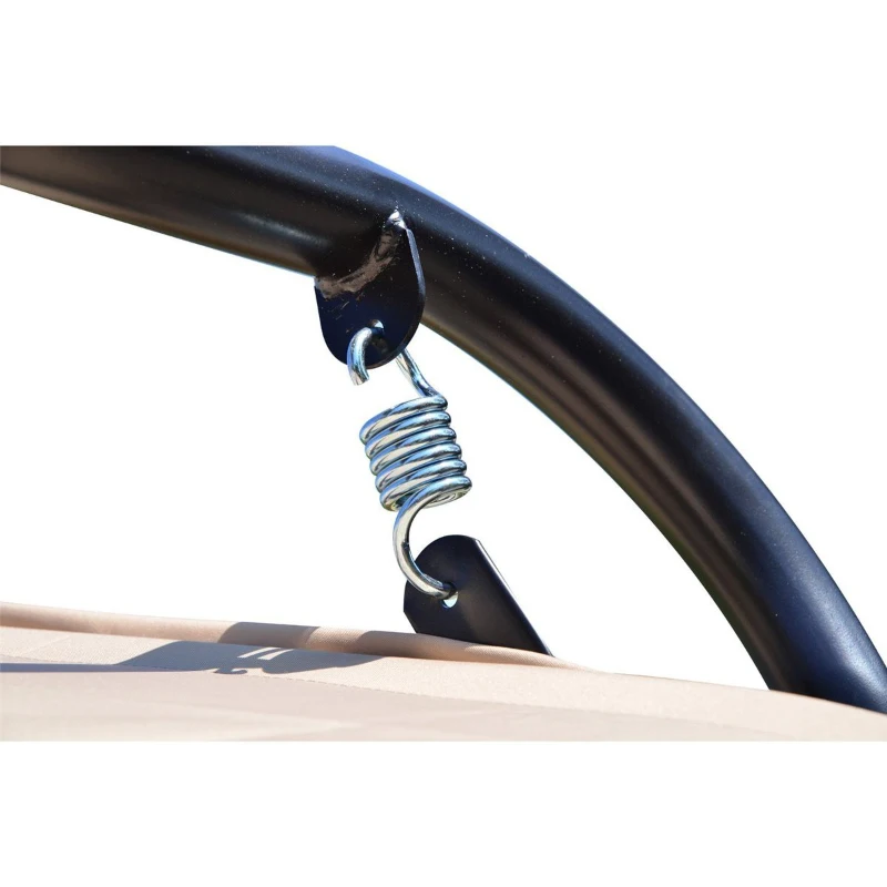 Outsunny® Hollywoodschaukel Gartenschaukel mit Sonnendach 2-Sitzer