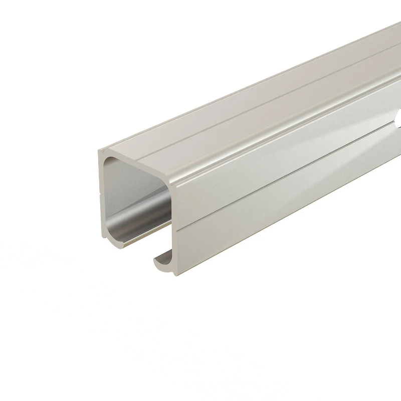 HOMCOM® Raumteiler mit Schiebefunktion | Aluminium, MDF | Natur | 88 x 203,5 cm